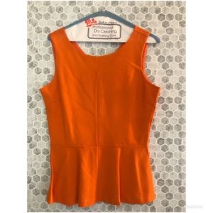 Banana Republic Peplum Top -dressy orange classic